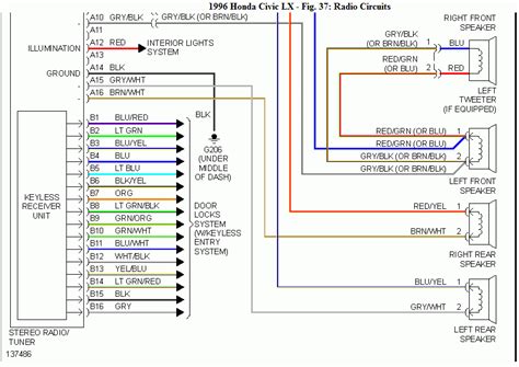 honda civic lx radio wiring diagram wiring diagram  schematics