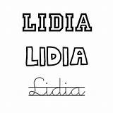 Lidia Significa Griego Siendo Origen Niña Región sketch template