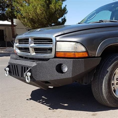 iron bull bumpers® dodge dakota 1997 full width black front winch hd