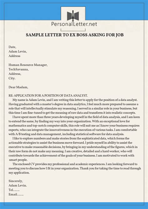write  letter   job opportunity latest news