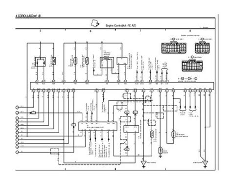 toyota corolla wiring diagram wiring diagram service manual