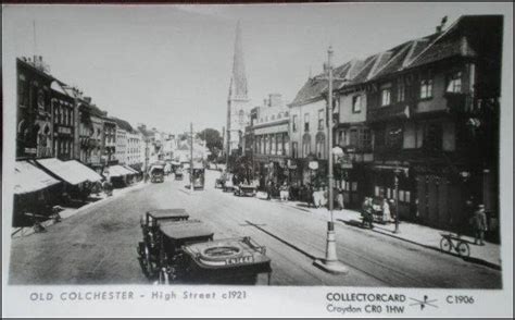 An Old Postcard Of Colchester High Street From 1921
