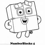 Numberblocks Xcolorings 58k sketch template