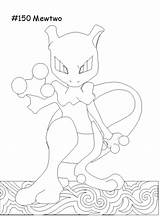 Pokemon Coloring Pages Mewtwo 4u sketch template