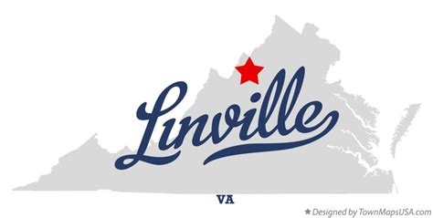 map  linville va virginia