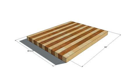 build  butcher block cutting board  design confidential