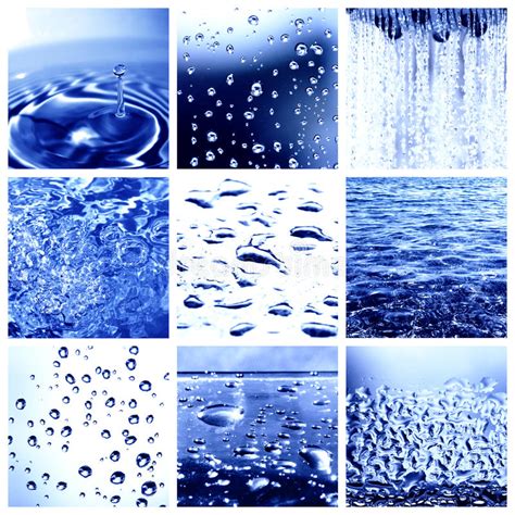 Water Collage Stock Image Image Of Splash Collage