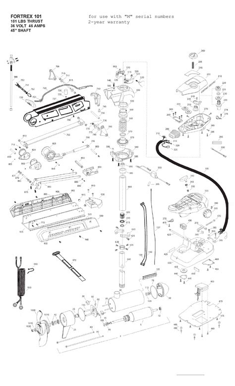 minn kota fortrex    parts   fishcom