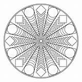 Mandala Mindfulness Adult Mandalas Sheets Malvorlagen Druckbare Zentangle Relaxation sketch template