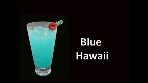 Blue Hawaii Cocktail Drink Recipe Youtube