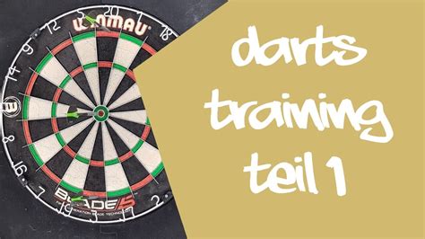 darts training teil  youtube