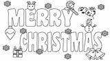 Merry Christmas Pages Coloring Printable Kids Sheets Words Colouring Freecoloring Adult Template sketch template