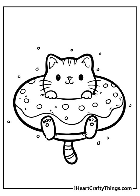 cute kitten coloring pages  kids