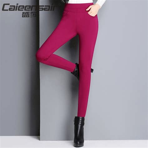 Pants Women Tight Pants Fitness Trousers Elastic Waist Sexy Pencil