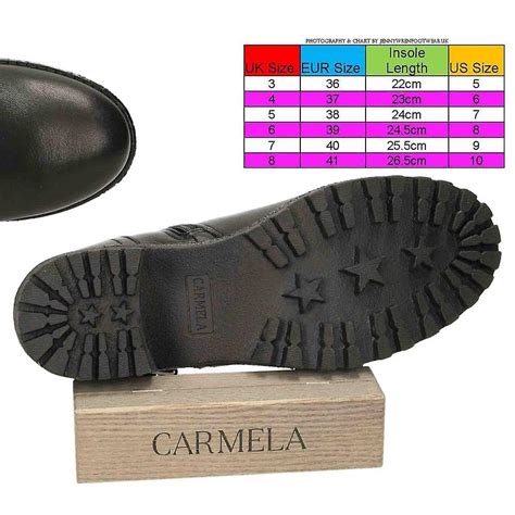 carmela chunky leather ankle heeled boots  black fruugo uk