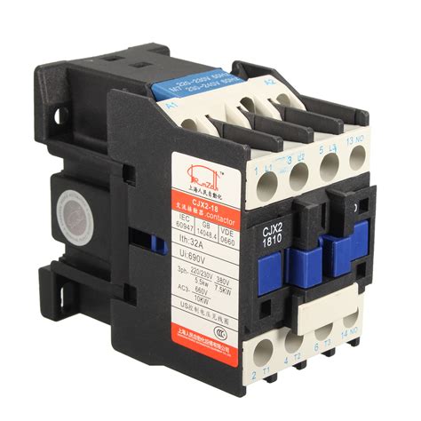 ac contactor acv coil   phase  hz motor starter relay lc