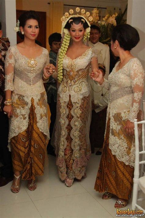 kebaya pengantin para bintang kebaya wedding indonesian wedding