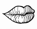 Coloring Lips Mouth Pages Colouring Printable Template Color Clipart Lipstick Kissing Sheet Library Print Sketch Popular Templates Getcolorings Coloringhome sketch template