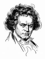 Beethoven Ludwig 1770 Composer 1827 Ink Walmart sketch template