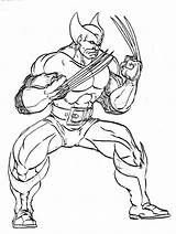 Colorir Wolverine Imprimir Logan sketch template