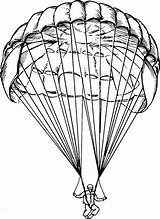 Parachute Drawing Parachutes Paratrooper Tattoo Parachuting Line Coloring Military Paraquedas Airborne Drawn Salto Pages Tattoos Tatting Skydiving Drawings Definition Merriam sketch template