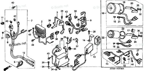 honda  outboard parts diagram