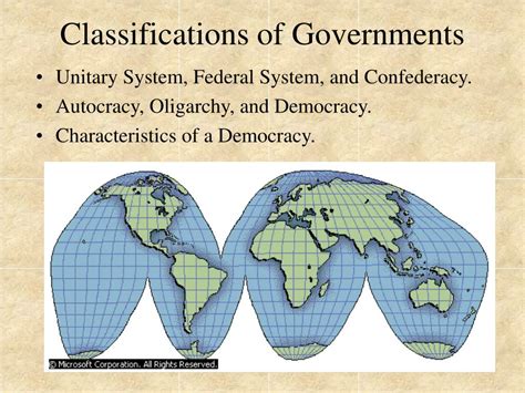 classifications  governments powerpoint    id