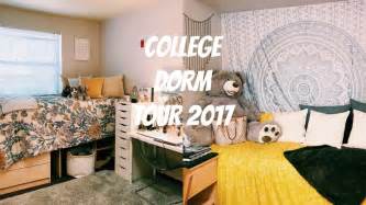 college dorm tour 2017 youtube