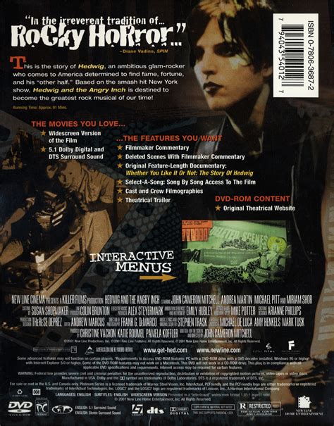 rockymusic hedwig   angry  dvd  cover image
