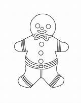 Gingerbread Coloring Man Pages Kids Easy Christmas Sheets Print Printable Books Comments Color Index Popular Cute Coloringhome sketch template