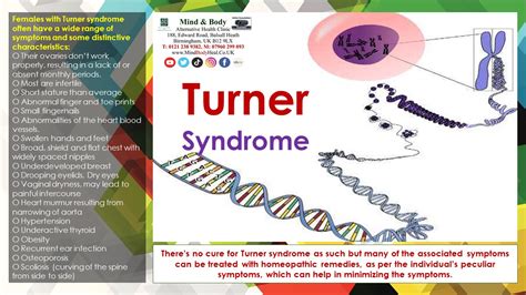 Turners Syndrome – Mind And Body Holistic Health Clinic