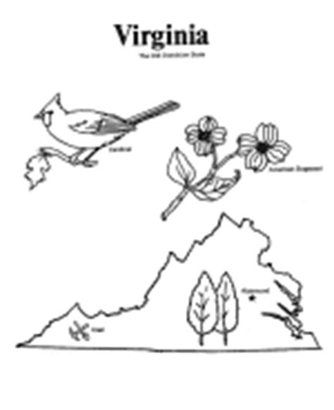 usa printables state  virginia coloring pages virginia tradition