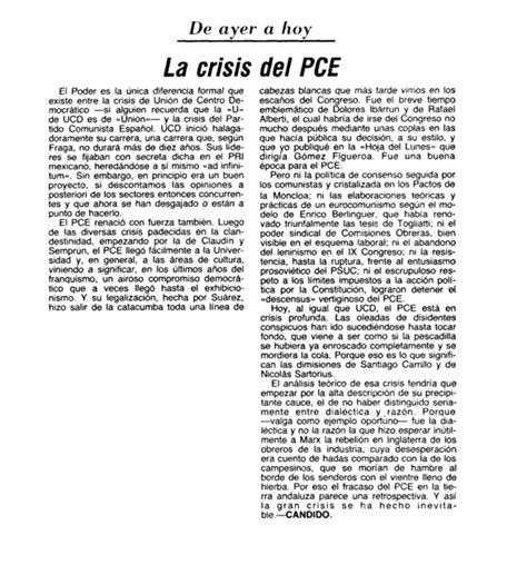 la crisis del pce archivo linz de la transición española fundación