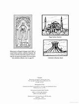 Cathedrals sketch template