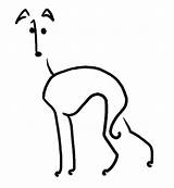 Greyhound Drawing Whippet Dog Line Italian Tattoo Decal Galgos Etsy Greyhounds Lurcher Whippets Galgo Tattoos Windhund Drawings Perros Getdrawings Podenco sketch template