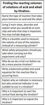 structure strips science revision