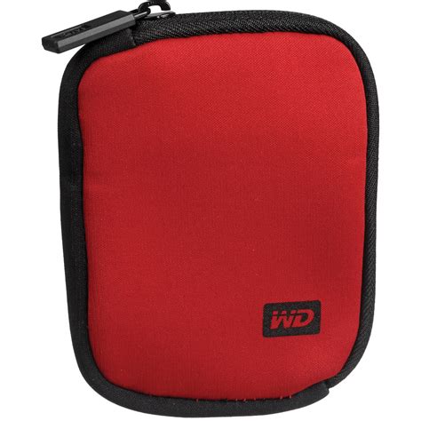 wd  passport carrying case red wdbabknrd wrsn bh photo