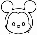 Tsum Mickey Mouse Kleurplaat Amis Morningkids sketch template