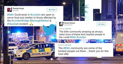 Sikh Gurdwara Temples Open Doors For Victims Of London Bridge Attack