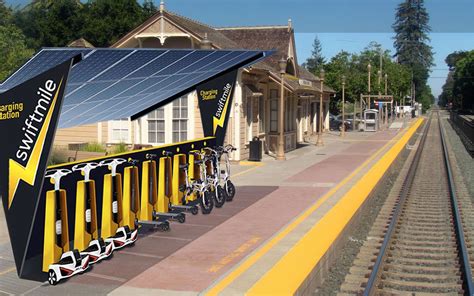 swiftmile solar powered electric bike rental stations  electric bike report