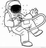 Astronaut Coloring Nasa Spaceship Drawing Pages Setting Line Getdrawings Character Clipartmag Wecoloringpage Print sketch template