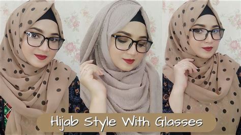 Hijab Style With Glasses 🤎হিজাবের সাথে চশমা 🌸 Hijab Style By Nipa 🤎