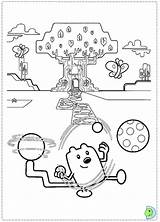 Coloring Wow Dinokids Wubbzy Pages Close Print sketch template