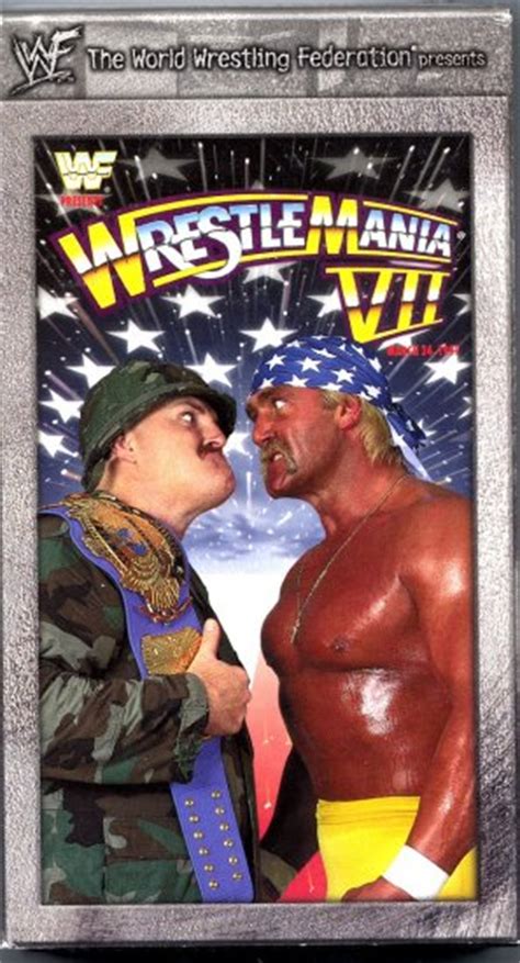 Wwf Wrestlemania 7 1991 Video Sealed Wwe Hulk Hogan Sgt Wwf Wcw Ecw Tna Wwe