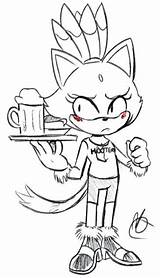 Blaze Cat Pages Coloring Getcolorings Sonic Amy Rose Visit Printable sketch template