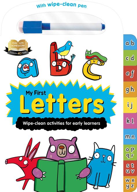 homework   letters wipe clean activities  early
