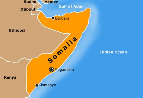 somalia map toursmapscom
