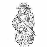 Military Coloring Jobs Pages sketch template