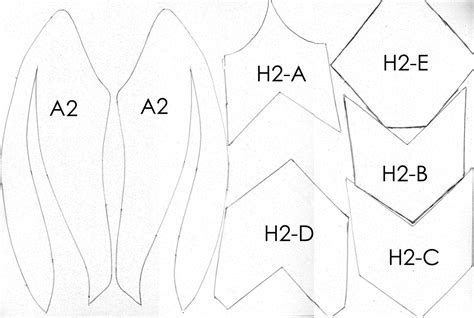 printable leather armor templates printable templates