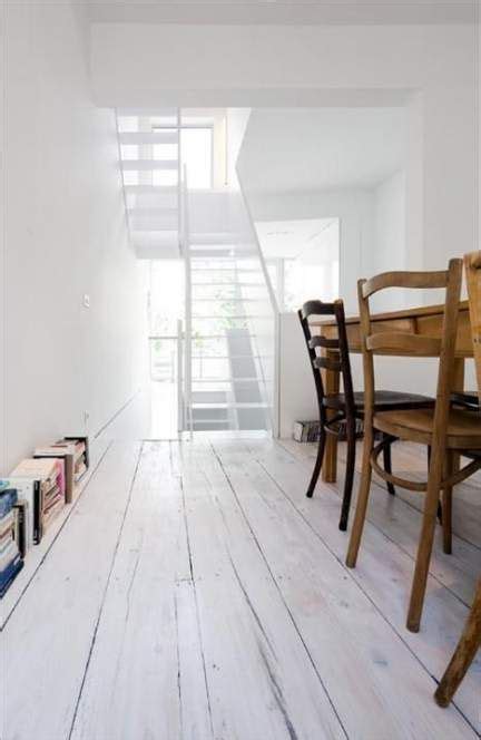 painted white wood floors staircases  ideas white wood floors